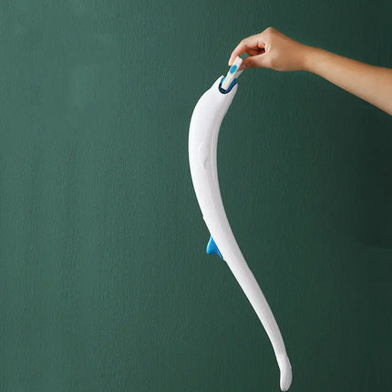 Japanese Style Dolphin Toilet Brush Comes With Cleaner Hi markets